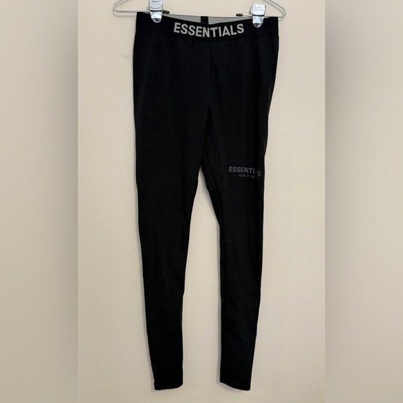 Fear of God Essentials Black Athletic Leggings Size XS - Picture 2 of 12